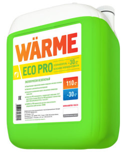 Теплоносителm Warme Eco PRO 30 на основе пропиленгликоля, 20 кг